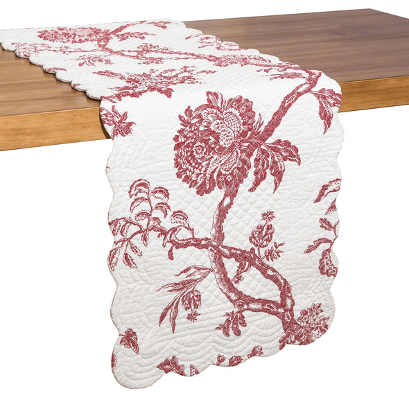 Arcadia Crimson Table Linens