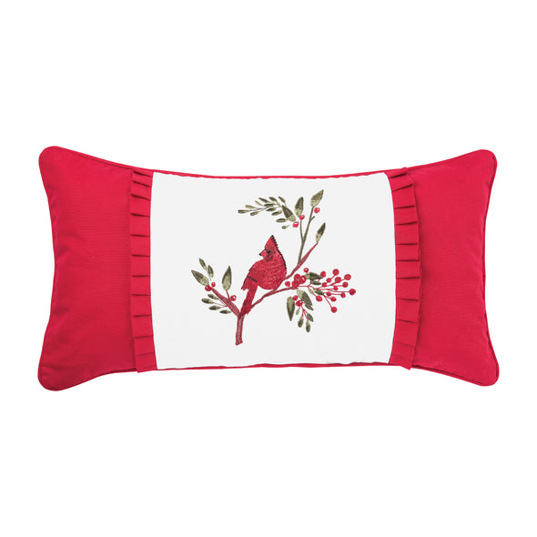 Cardinal Decorative Pillow, christmas pillow, cardinal pillow