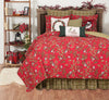 chickadee decorative pillow, holiday pillow, christmas pillow, chickadee pillow
