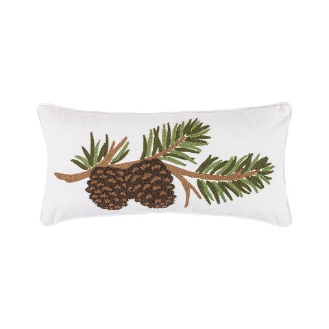 Pinecone Branch Pillow