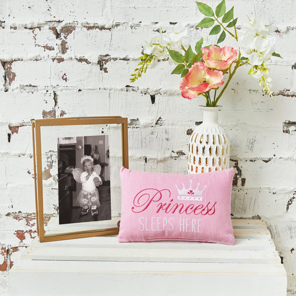 Princess Sleeps Here Decorative Pillow