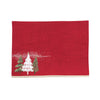 snowy trees table linens placemat, christmas table linens