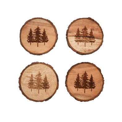Tree Coasters, Set of 4