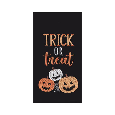 Halloween, Jack-o-Lantern pumpkin, Embroidered, Kitchen Towel