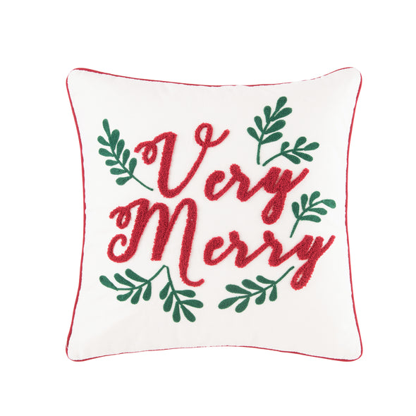 very merry swig christmas decorative pillow