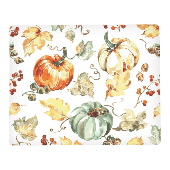 harvest pumpkin inspired hardboard placemat