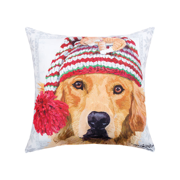 patti gay two can art indoor outdoor christmas decorative pillow