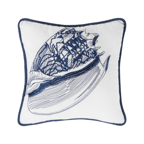 Caskata Conch Shell Pillow