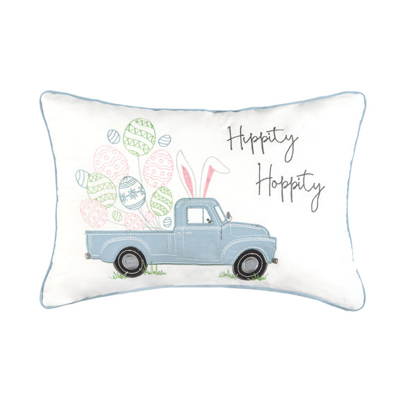 Hippity Hoppity Easter Truck Pillow