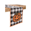 jack-o-lantern pumpkin halloween table runner