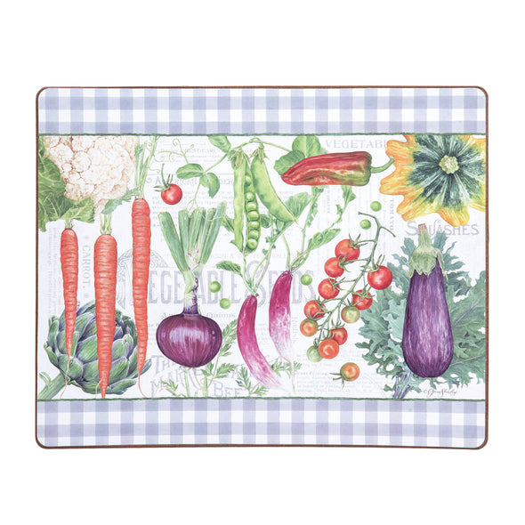 Vegetable Garden Hardboard Placemat